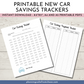 car savings tracker printables