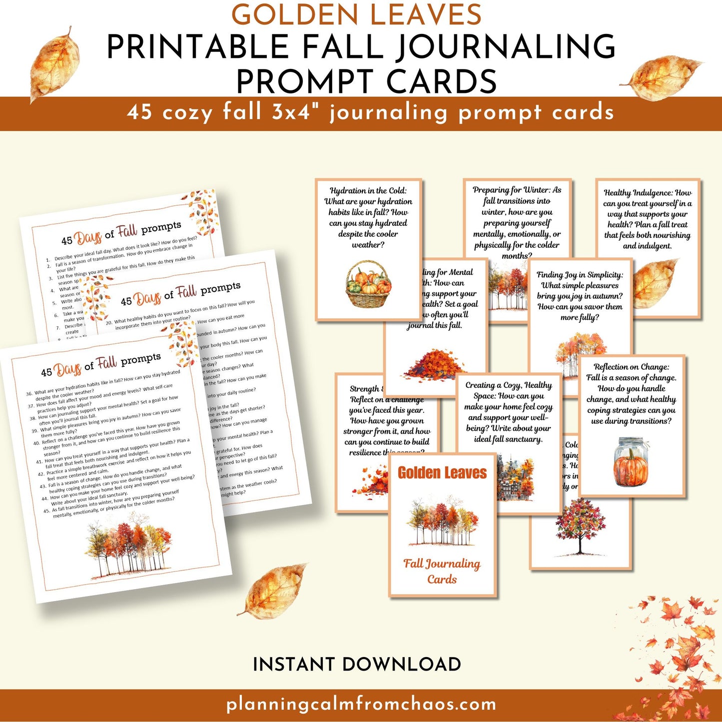 fall journaling prompts