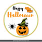 happy halloween cookie tags