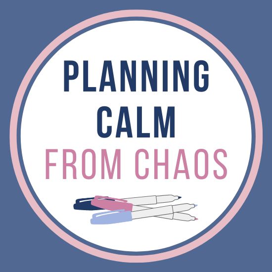 Planning Calm From Chaos