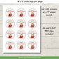 printable xmas cocoa cookie tags