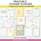 summer planner printable templates