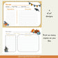 6x4 halloween recipe card templates