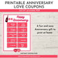 printable anniversary love coupons