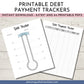 printable debt payment trackers