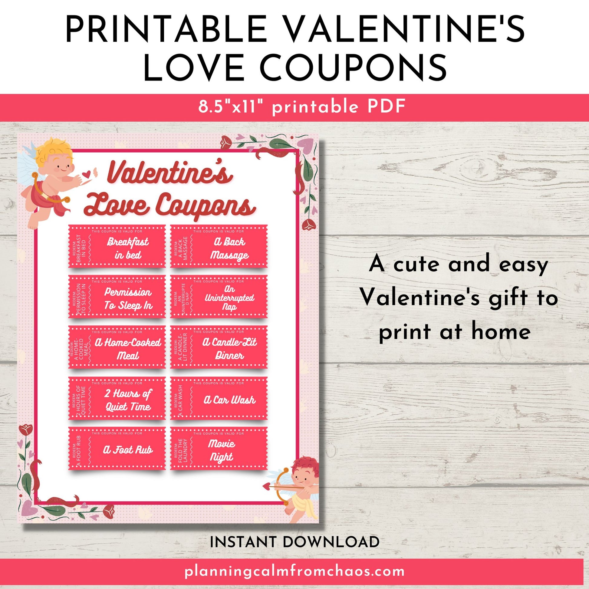 printable valentines love coupons
