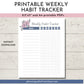 printable weekly habit tracker